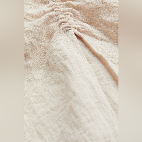 Women’s H&M light beige Draped midi skirt size 6 - Picture 11 of 12